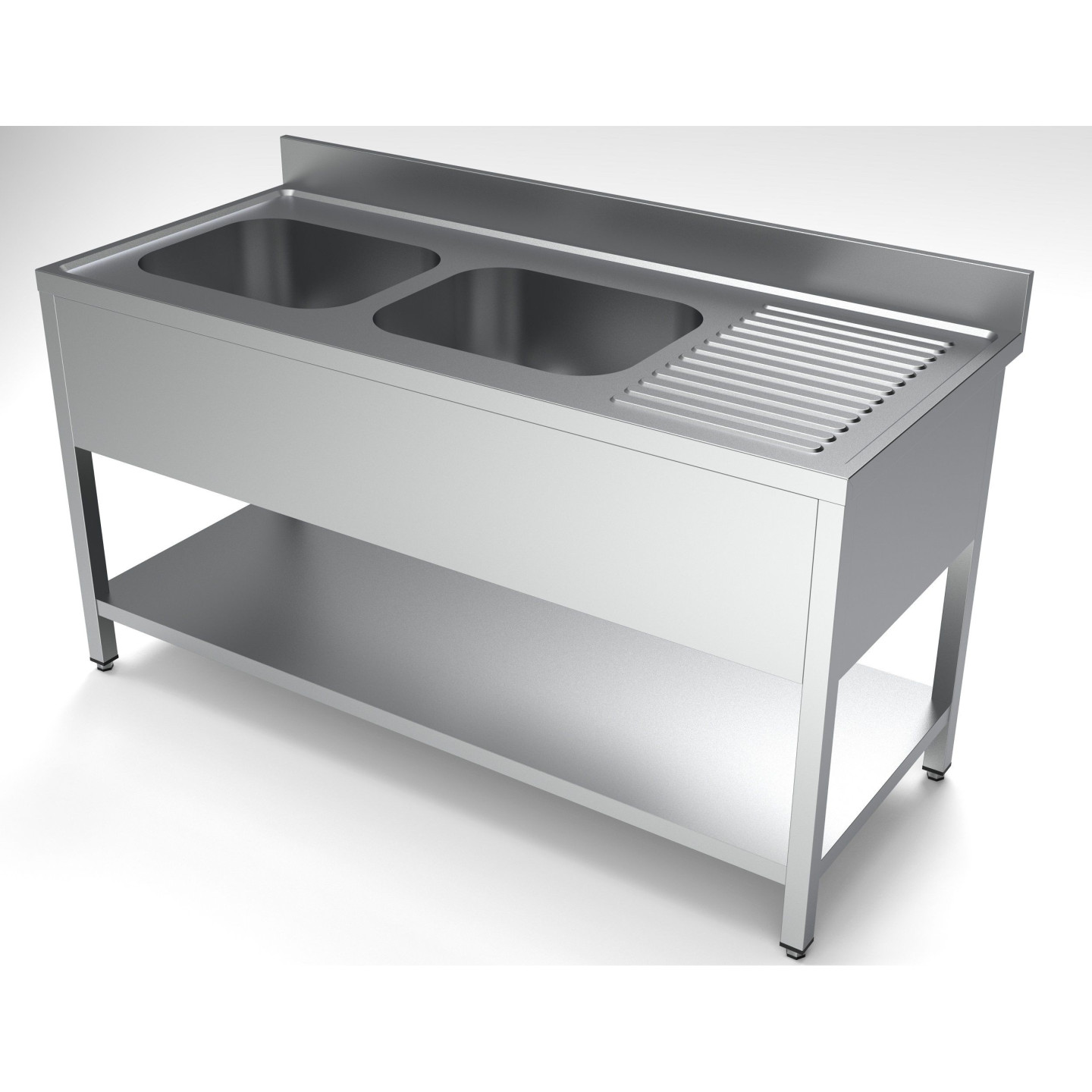 700 BLOC-ÉVIER ÉTAGÈRE 2 À GAUCHE Combisteel 7333.0850–mondialchr.com
