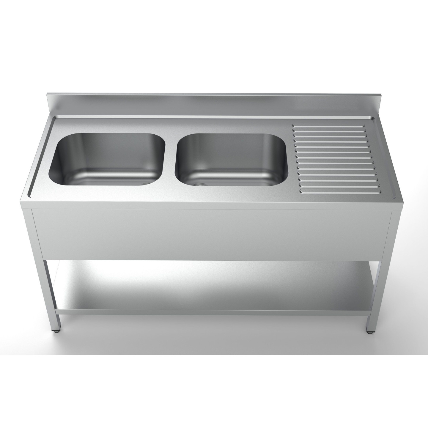 700 BLOC-ÉVIER ÉTAGÈRE 2 À GAUCHE Combisteel 7333.0850–mondialchr.com