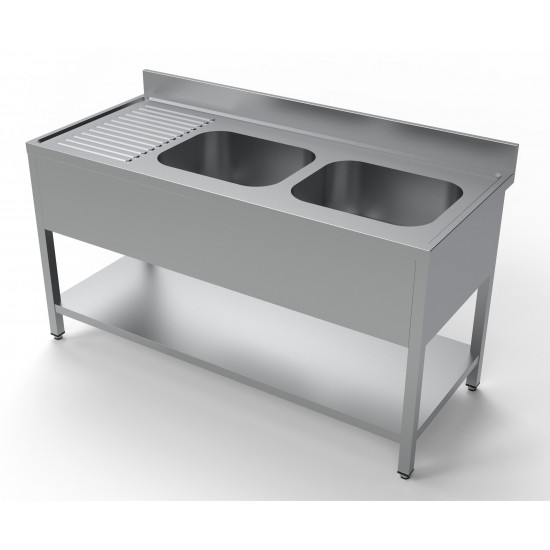 700 BLOC-ÉVIER ÉTAGÈRE 2 À DROITE Combisteel 7333.0855–mondialchr.com