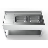 700 BLOC-ÉVIER ÉTAGÈRE 2 À DROITE Combisteel 7333.0855–mondialchr.com