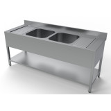 700 BLOC-ÉVIER ÉTAGÈRE 2 CENTRE Combisteel 7333.0870–mondialchr.com