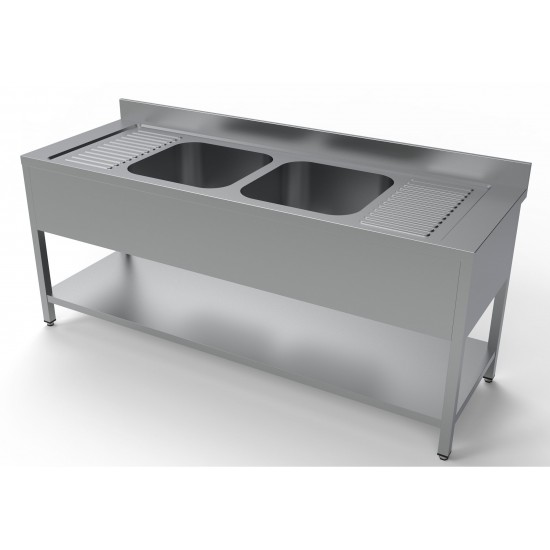 700 BLOC-ÉVIER ÉTAGÈRE 2 CENTRE Combisteel 7333.0870–mondialchr.com