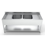 700 BLOC-ÉVIER ÉTAGÈRE 2 CENTRE Combisteel 7333.0870–mondialchr.com