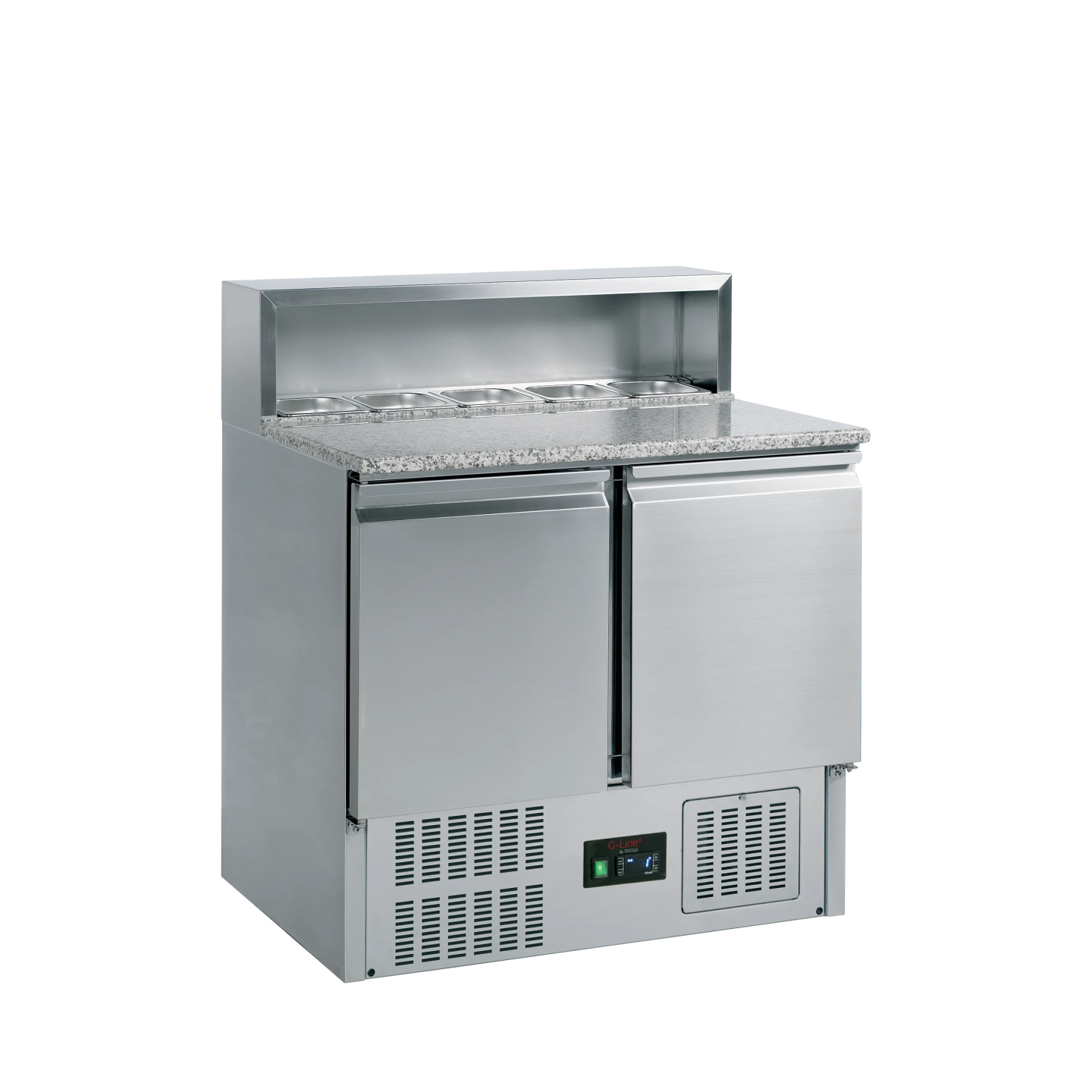 Comptoir à pizza GN1/1 Inox L900mm TEFCOLD 16442–mondialchr.com