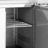 Comptoir à pizza GN1/1 Inox L900mm TEFCOLD 16442–mondialchr.com