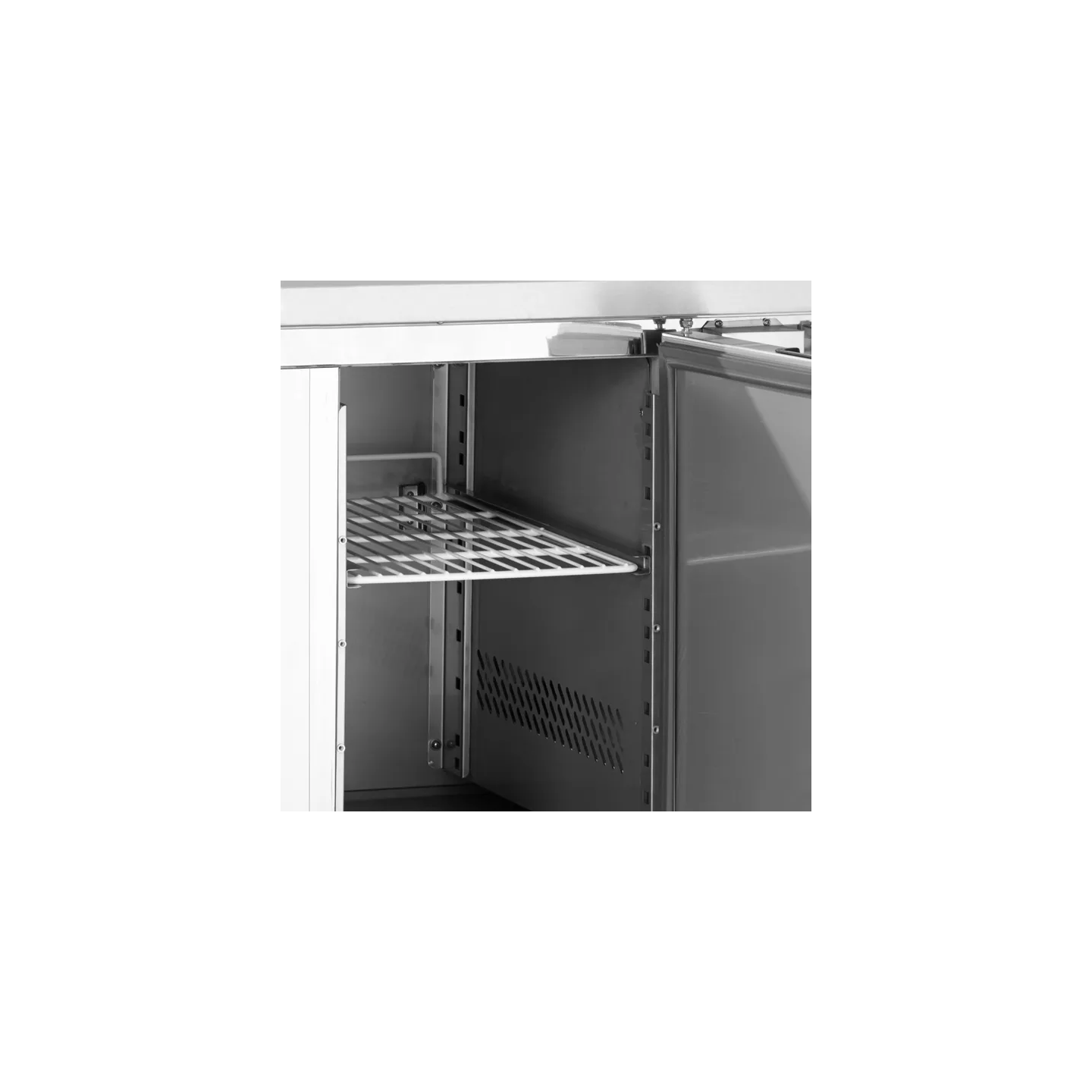 Comptoir à pizza GN1/1 inox +2/+10°C 368L TEFCOLD 16444–mondialchr.com