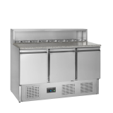 Comptoir à pizza GN1/1 PT930 inox +2/+10°C TEFCOLD 16456–mondialchr.com