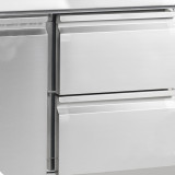 Comptoir à pizza GN1/1 PT930 inox +2/+10°C TEFCOLD 16456–mondialchr.com