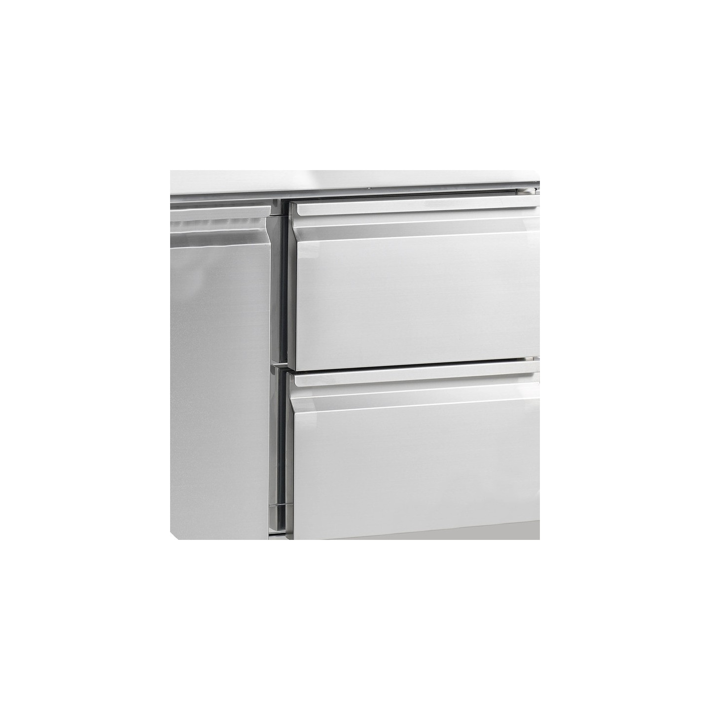 Comptoir à pizza GN1/1 PT930 inox +2/+10°C TEFCOLD 16456–mondialchr.com