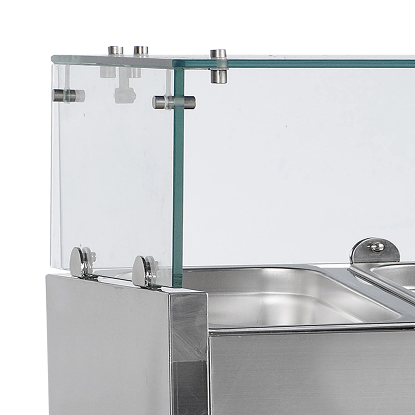 Vitrine réfrigérée GN1/3 VK38-150 inox TEFCOLD 16518–mondialchr.com