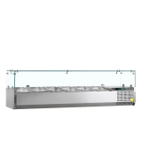 Vitrine réfrigérée GN1/3 VK38-150 inox TEFCOLD 16518–mondialchr.com