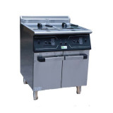 Friteuse gaz professionnelle sur coffre 2x20L JZHRC2-mondialchr.com