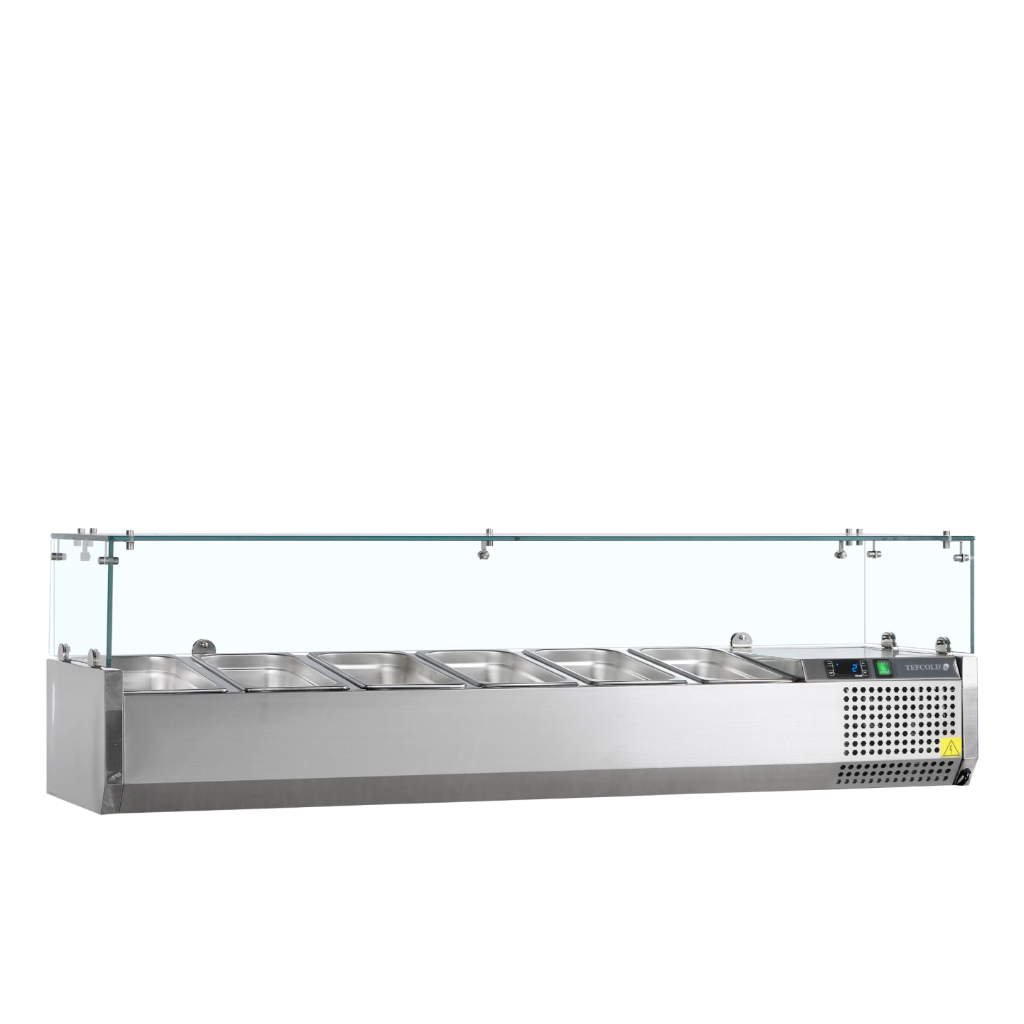 Vitrine réfrigérée GN1/4 VK33-140 inox L1400mm TEFCOLD–mondialchr.com