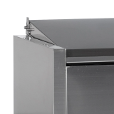 Vitrine réfrigérée GN1/4 GVC33-120 S/S Inox TEFCOLD 33586–mondialchr.com
