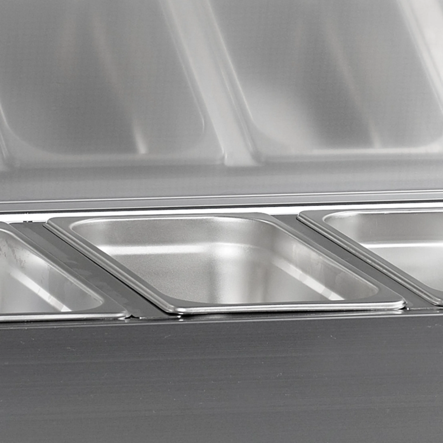 Vitrine réfrigérée GN1/4 GVC33-120 S/S Inox TEFCOLD 33586–mondialchr.com