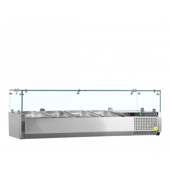 Vitrine réfrigérée GN1/4 VK33-120 TEFCOLD 16498–mondialchr.com