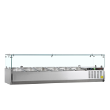 Vitrine réfrigérée inox GN1/4 GVC33-150 Tefcold 32372 mondialchr.com