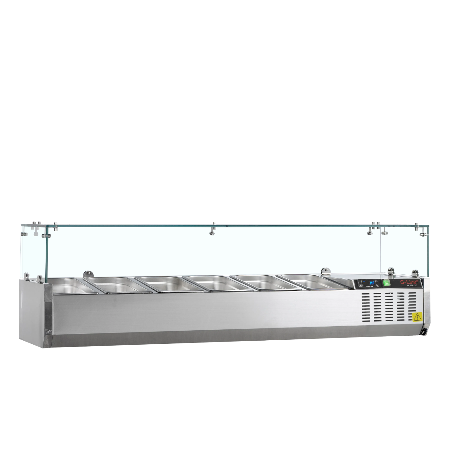 Vitrine réfrigérée inox GN1/4 GVC33-150 Tefcold 32372 mondialchr.com