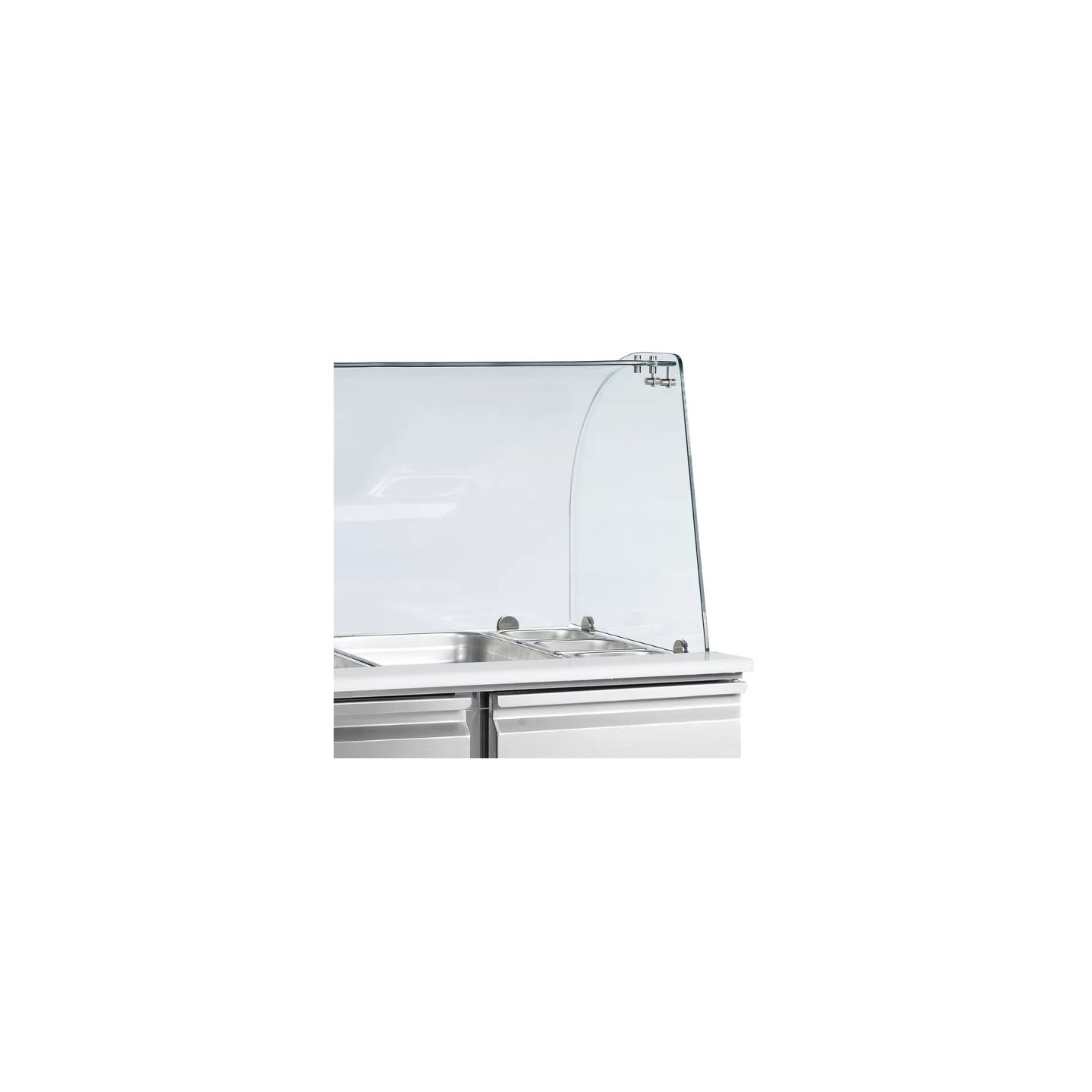 Comptoir pour saladette L1045mm inox Pro 16485 TEFCOLD -mondialchr.com