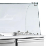 Comptoir pour saladette L1365mm inox Pro 16487 TEFCOLD -mondialchr.com