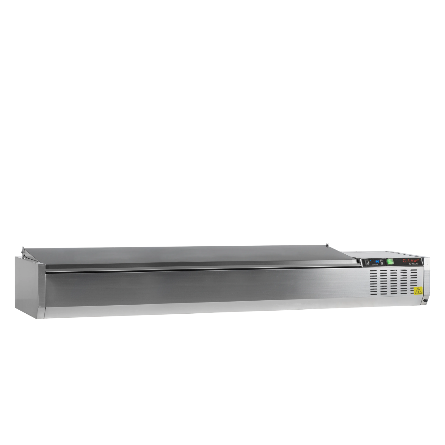 Vitrine réfrigérée GN1/4 S/S Inox GVC33-200 TEFCOLD-mondialchr.com