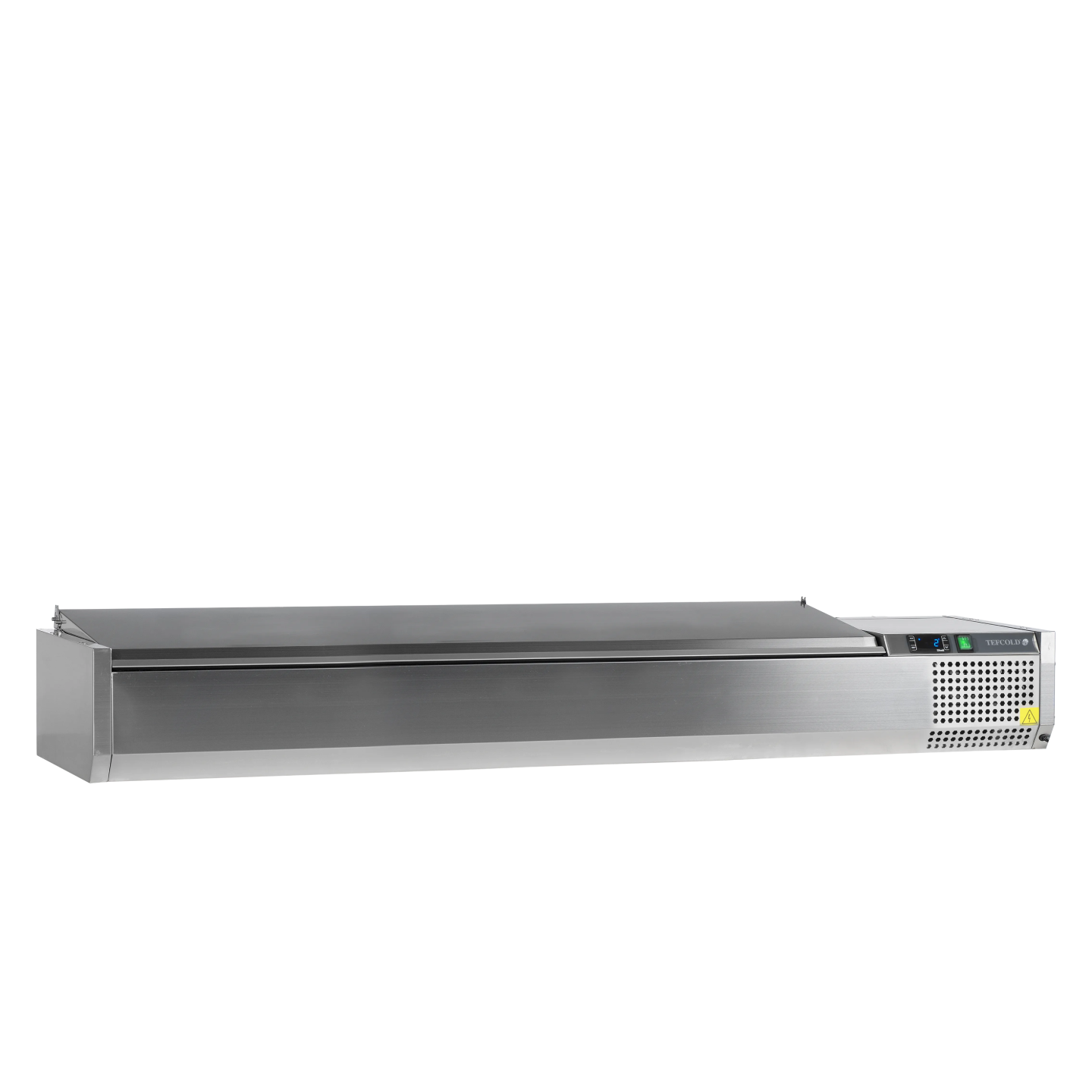 Vitrine réfrigérée GN1/4 S/S LID Inox VK33-200 TEFCOLD-mondialchr.com