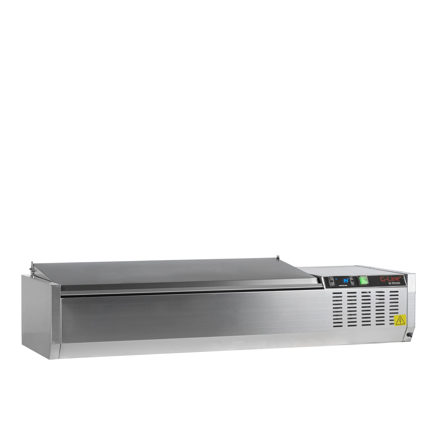 Vitrine réfrigérée GN1/3 S/S Inox GVC38-120 TEFCOLD-mondialchr.com