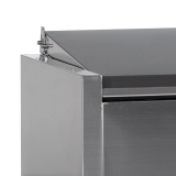 Vitrine réfrigérée GN1/3 GVC38-160 S/S Inox TEFCOLD - mondialchr.com