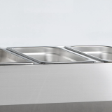 Vitrine réfrigérée GN1/3 VK38-180 L1800mm TEFCOLD-mondialchr.com