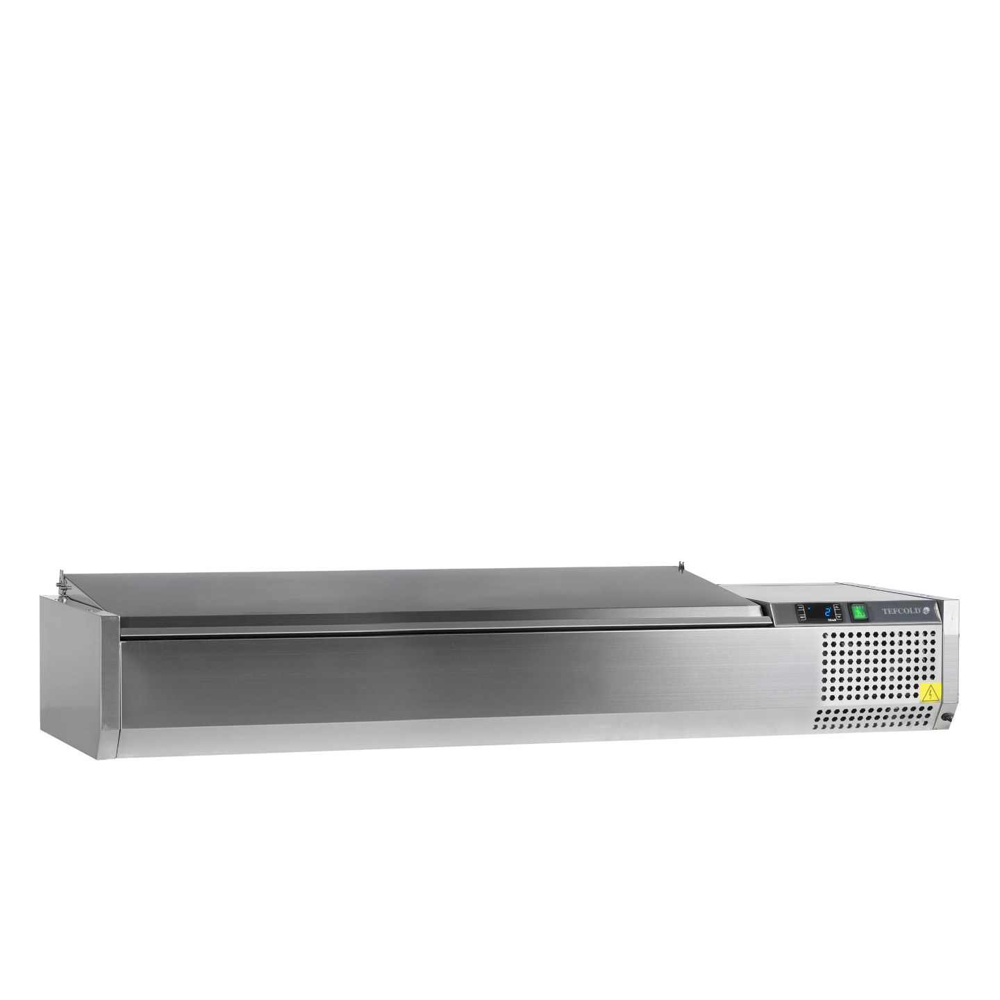 Vitrine réfrigérée GN1/3 GVC38-200 S/S L2000 mm  TEFCOLD-mondialchr.com