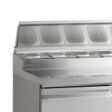 Comptoir préparation sandwich GN1/1 TEFCOLD froide pro–mondialchr.com