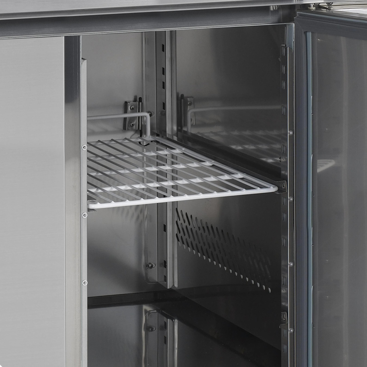 Congélateur de comptoir L1360mm inox Pro 30833 TEFCOLD -mondialchr.com