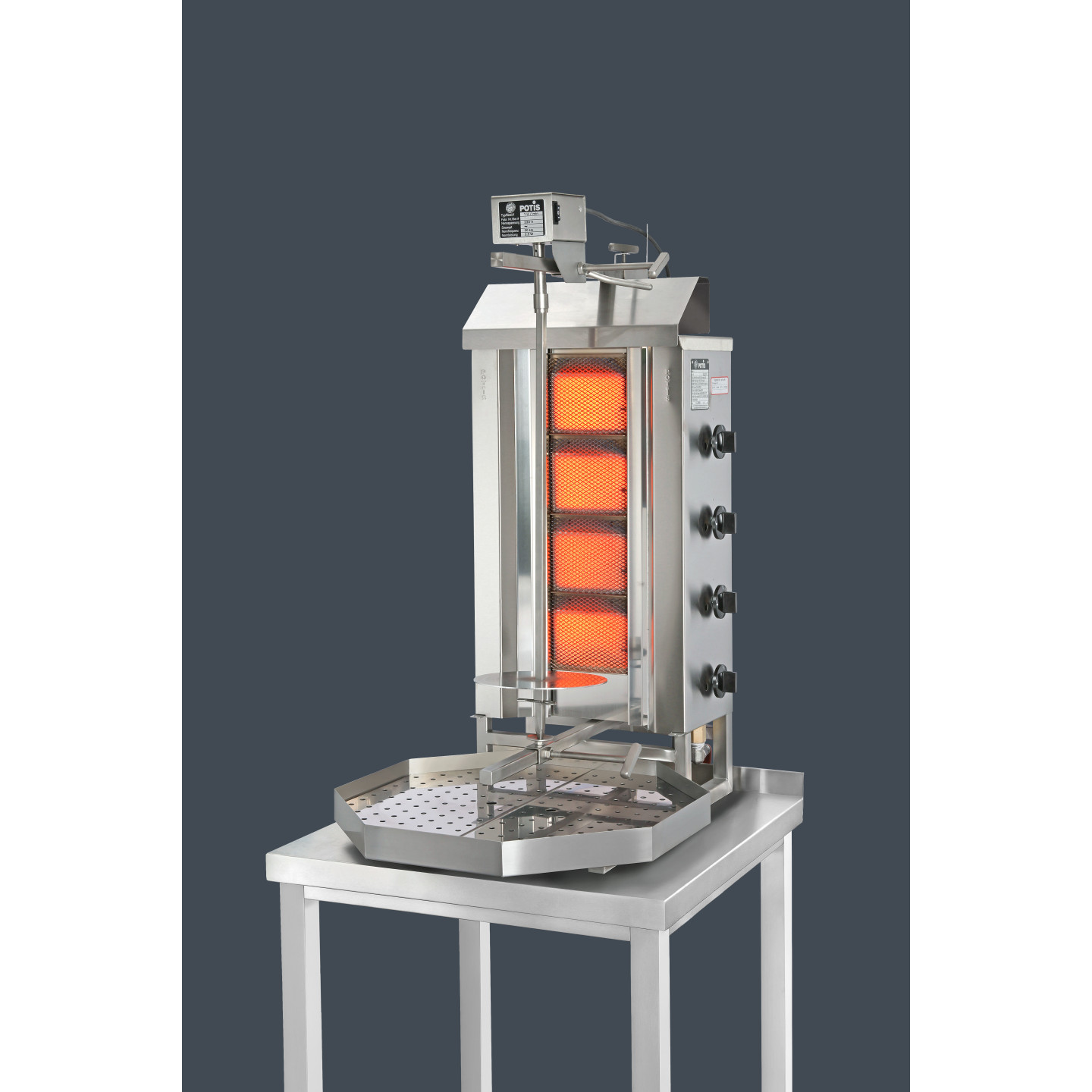 Machine à kebab gaz G2 POTIS