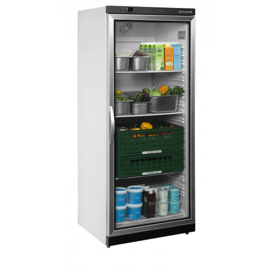 Réfrigérateur vitré GN2/1 UR600G TEFCOLD 32945 froide–mondialchr.com