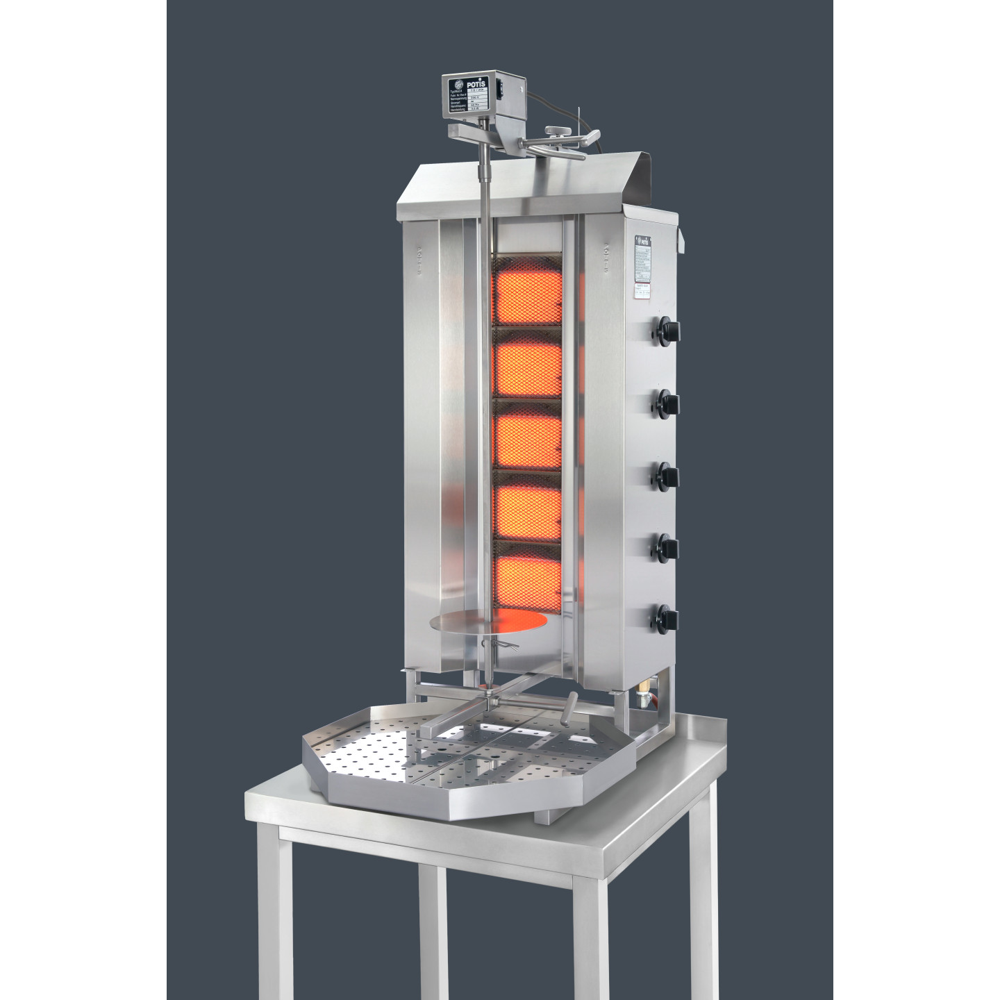 Machine à kebab gaz G3 POTIS