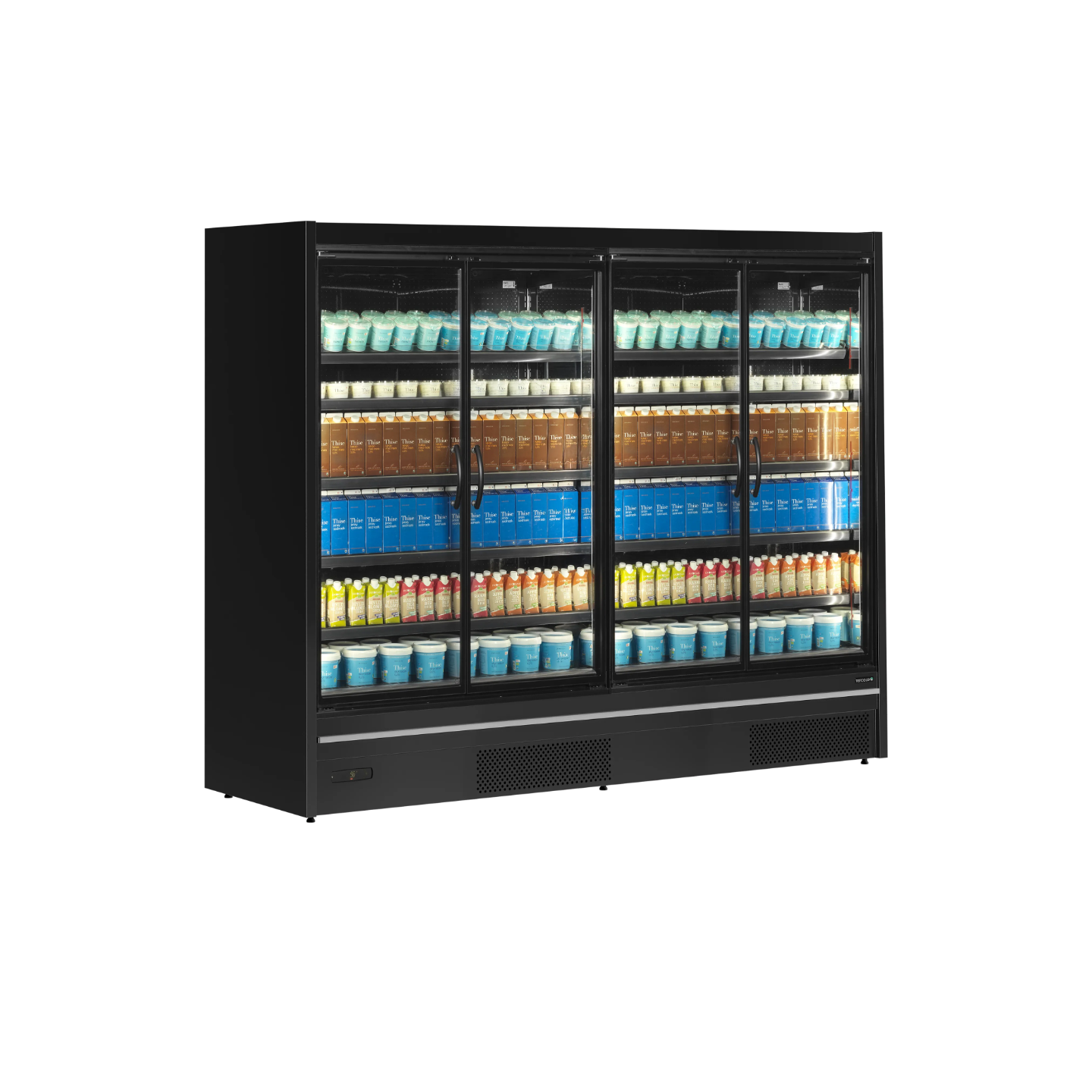 Vitrine réfrigérée supermarché MDCA2500HB TEFCOLD pro–mondialchr.com