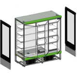 Vitrine réfrigérée supermarché EXTRA1250CD TEFCOLD pro–mondialchr.com