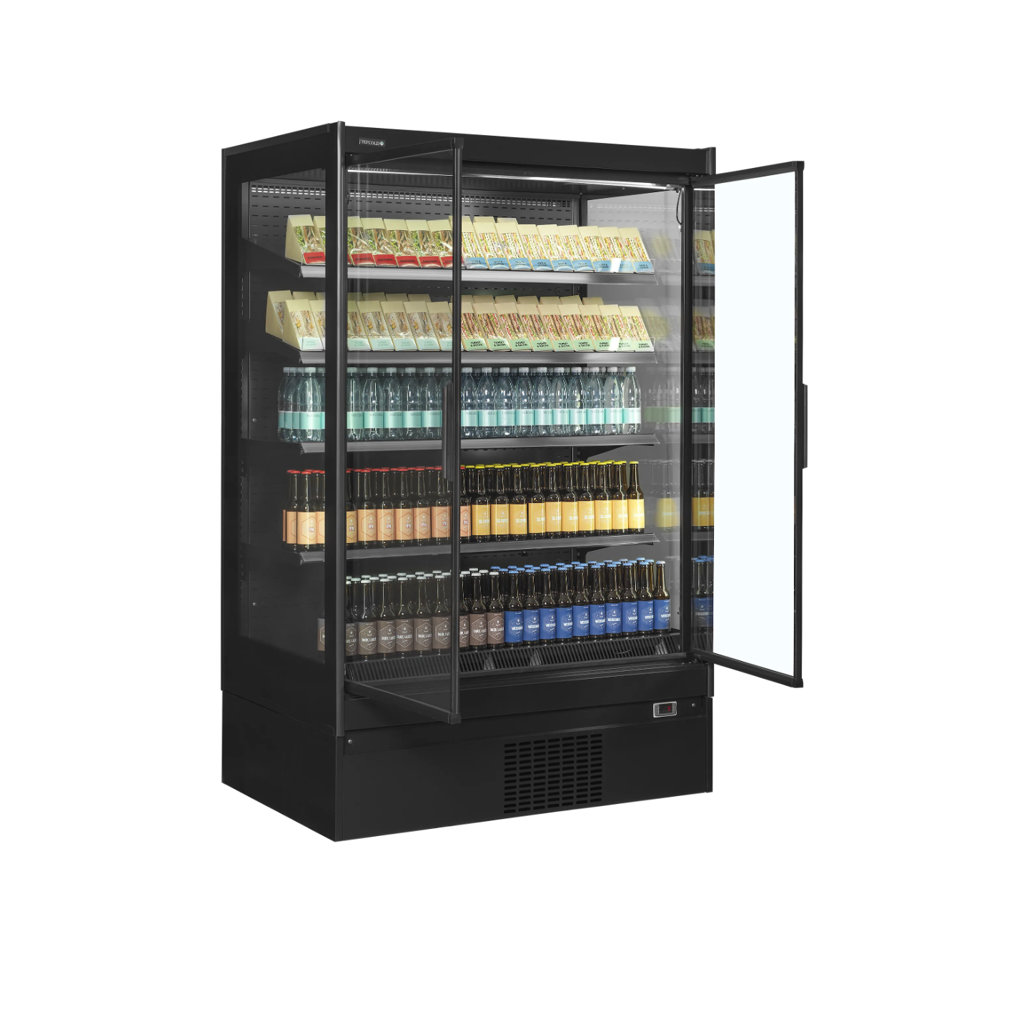 Vitrine réfrigérée supermarché EXTRA1250CD TEFCOLD pro–mondialchr.com