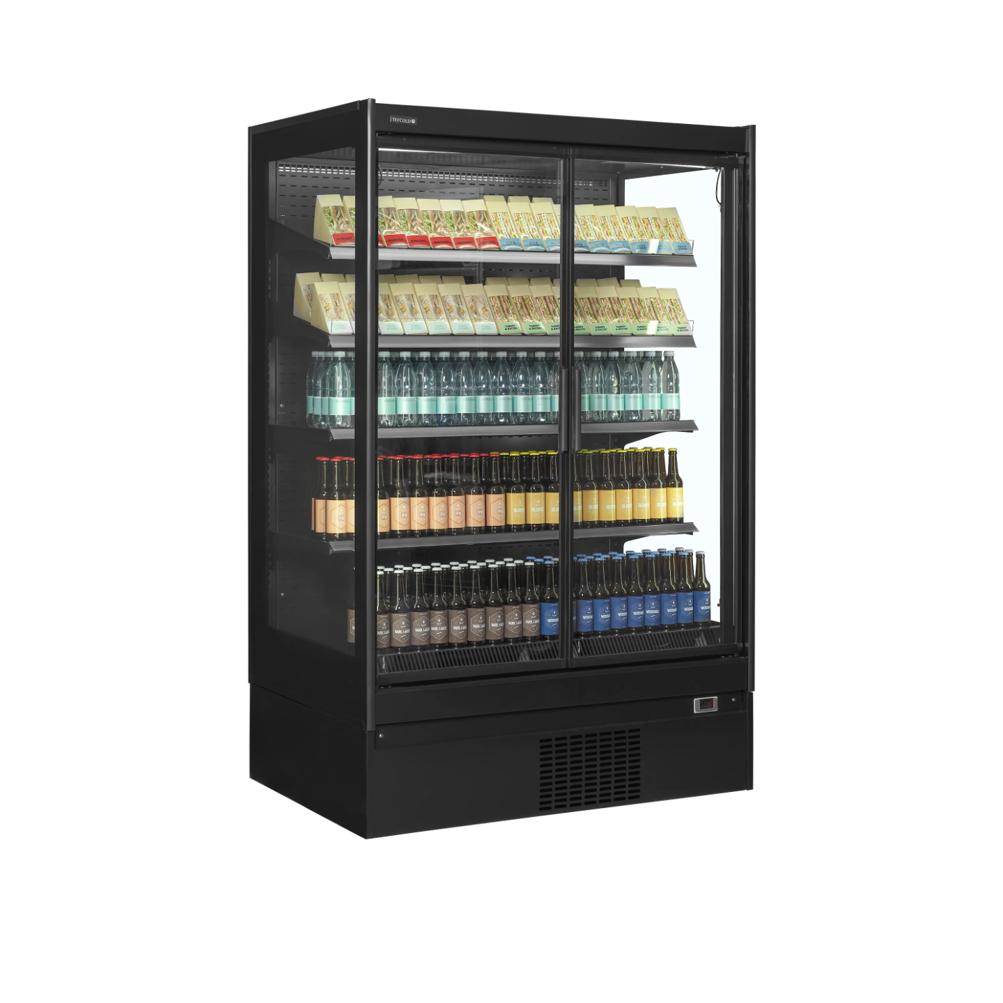 Vitrine réfrigérée supermarché EXTRA1250CD TEFCOLD pro–mondialchr.com