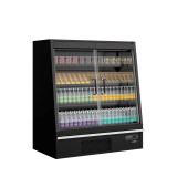 Vitrine réfrigérée supermarché Galaxy+ Black TEFCOLD 48026 mondialchr.com