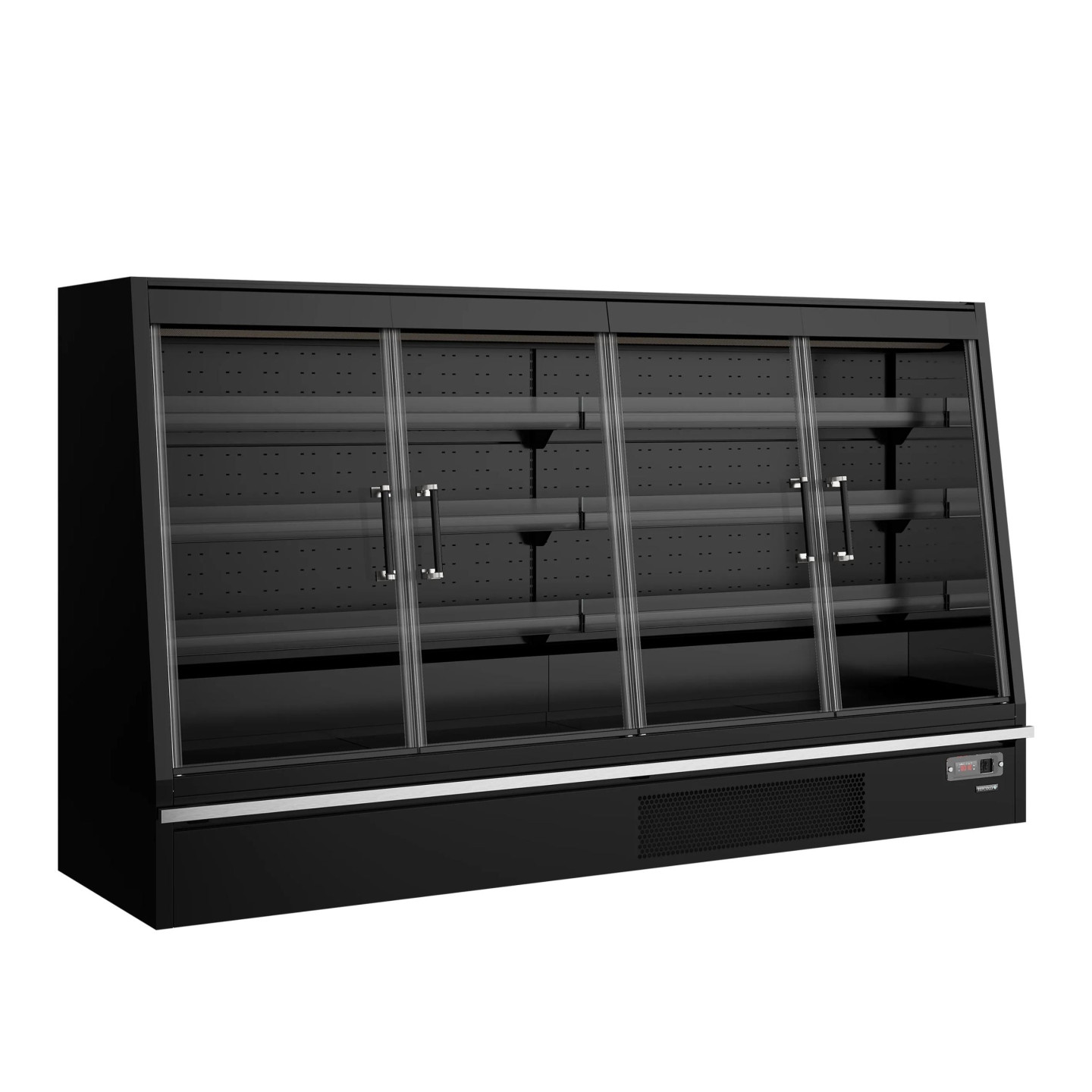 Vitrine réfrigérée supermarché Galaxy+ Black TEFCOLD 48033 mondialchr.com