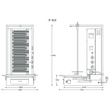 Machine électrique à kebab F E3 POTIS
