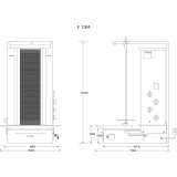 Machine électrique à kebab F CE4 POTIS