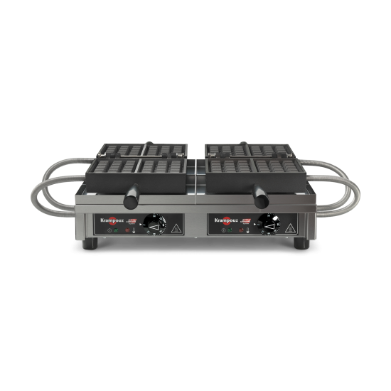 Gaufrier professionnel 3x5 Bruxelles 180° double Krampouz