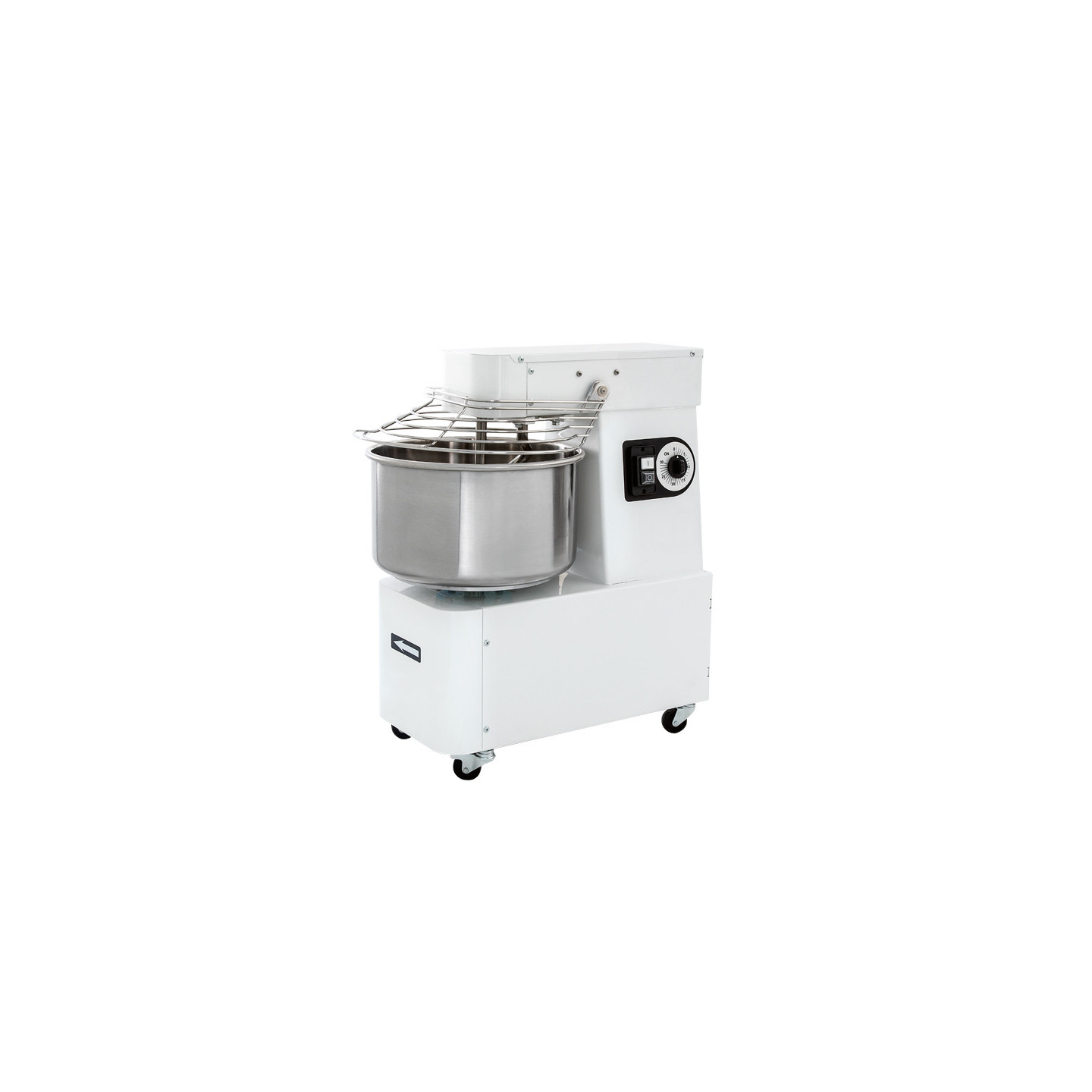 Pétrin à spirale 32L 400V tête et cuve fixe triphasé PRISMAFOOD