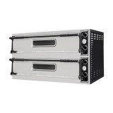 Four à pizza électrique 6+6 pizzas Ø 35 cm BASIC XL 66L Prismafood