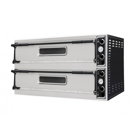 Four à pizza électrique 6+6 pizzas Ø 35 cm BASIC XL 66L Prismafood