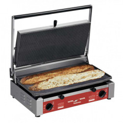 Panini Extra Large Plaque Supérieure Rainurée et Inférieure Lisse