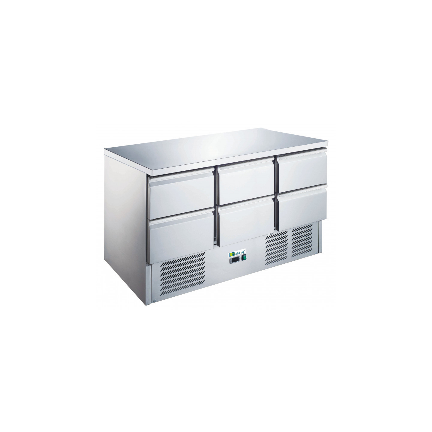 SALADETTE 368 L 6 TIROIRS GN 1/1 INT/EXT INOX AFI