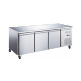 Table réfrigérée 580 LITRES POSITIVE 3 PORTES + PLAN INOX Série STAR AFI